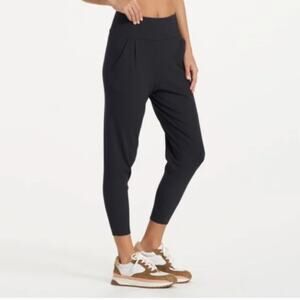 VUORI | Luxe At Ease Harem Style Pants Black in Dreamknit  | Large